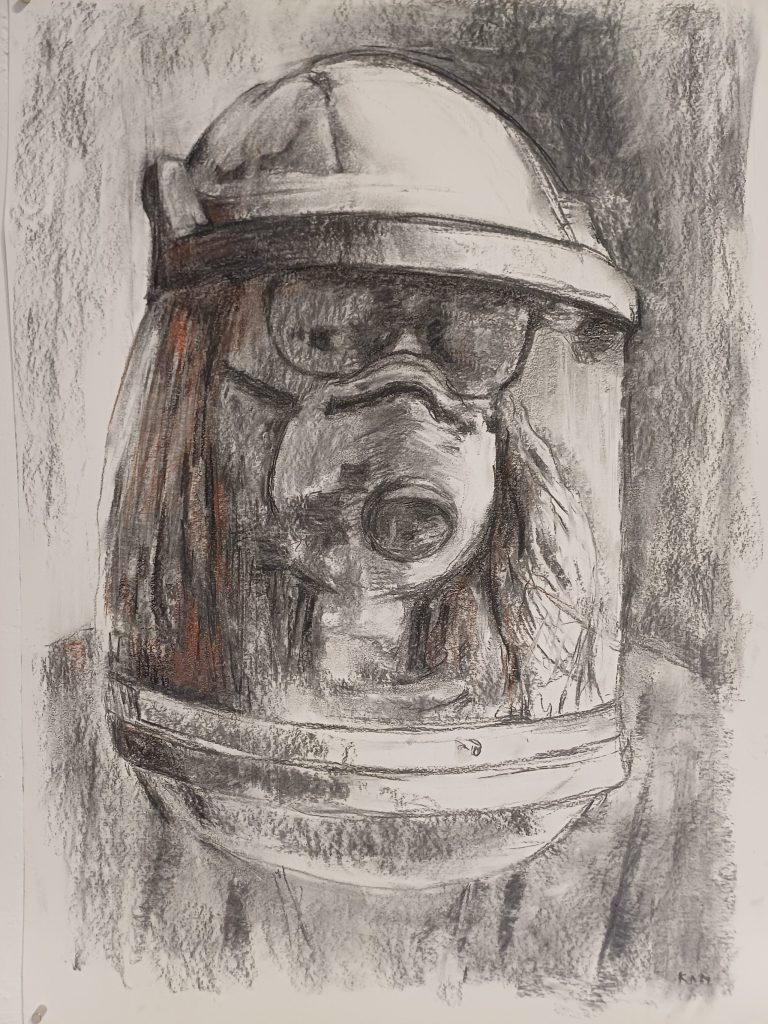 Drawing Of Technician Rotated